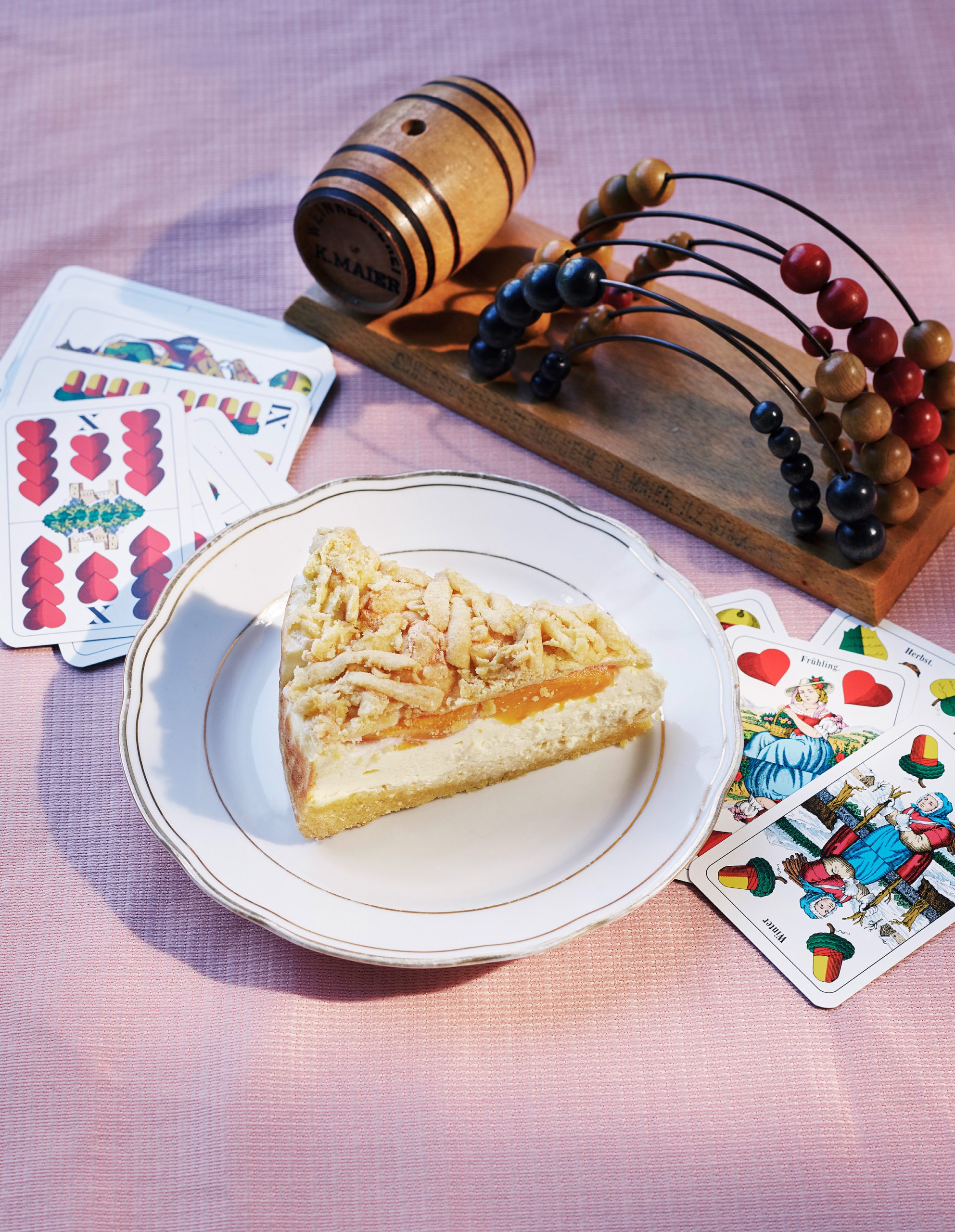 Rezept Topfen-Pfirsich-Streuselkuchen