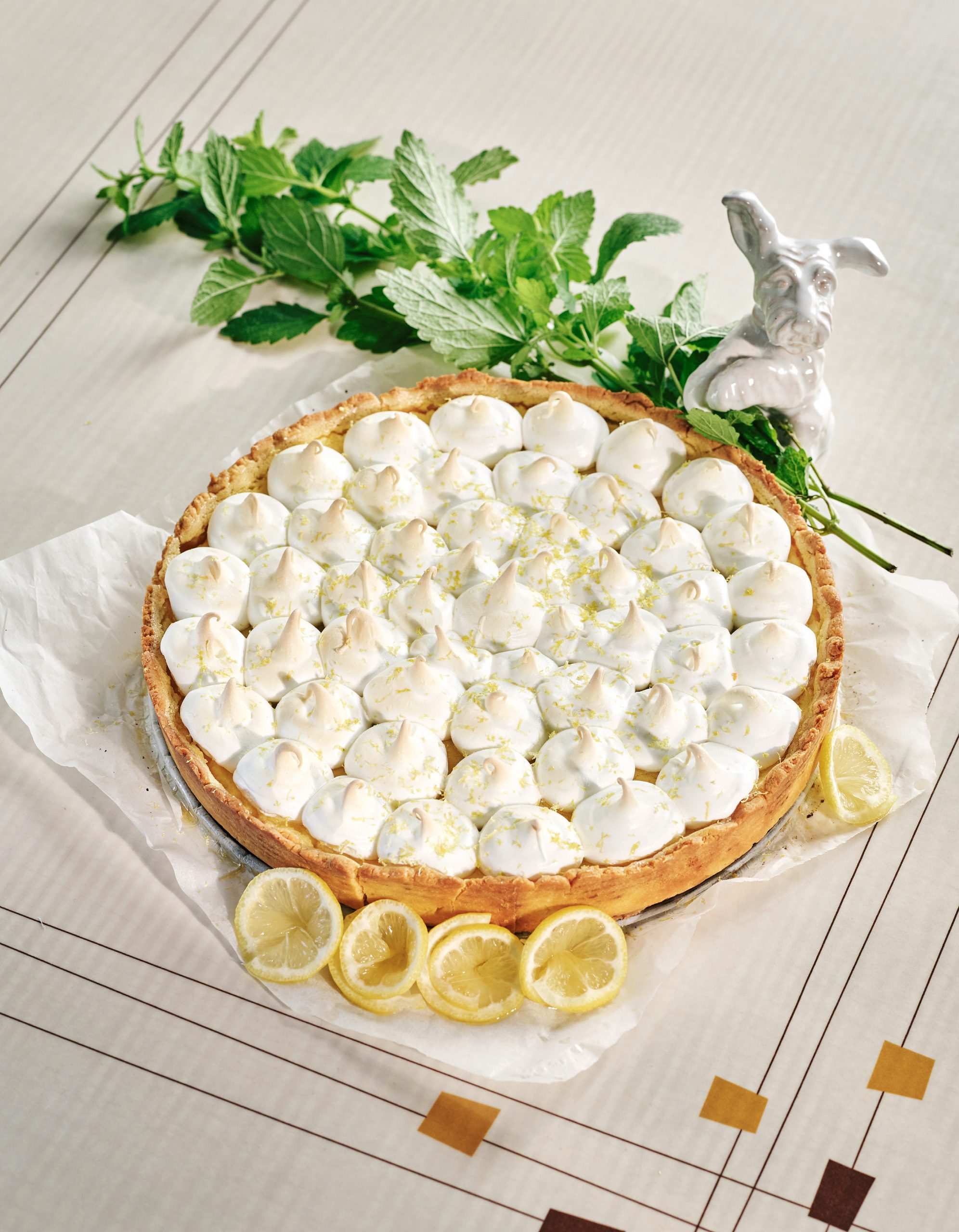 Rezept Zitronentarte mit Schneehaube