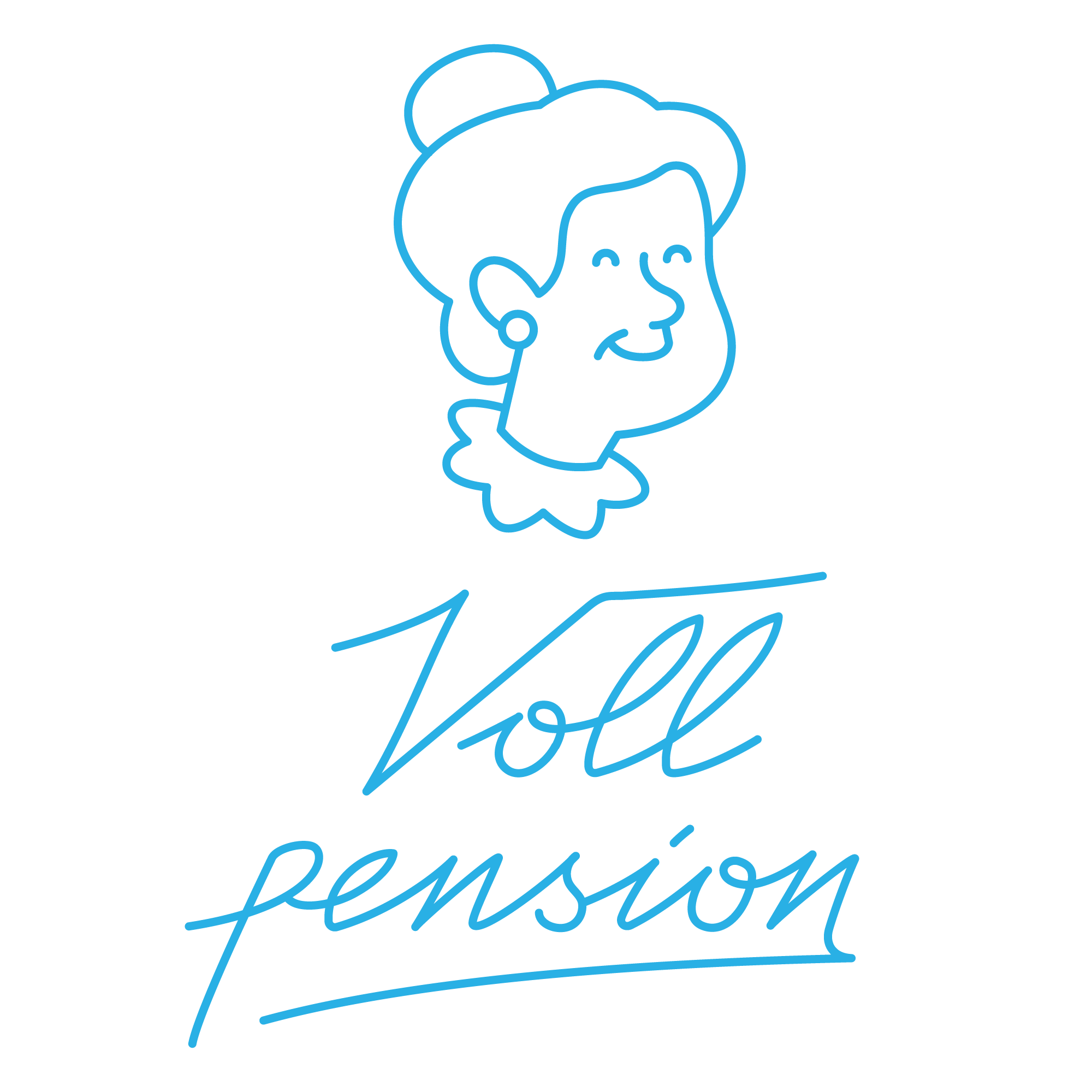 Vollpension Wort-Bild-Marke – Sozialunternehmen und Kaffeehauskultur 2.0
