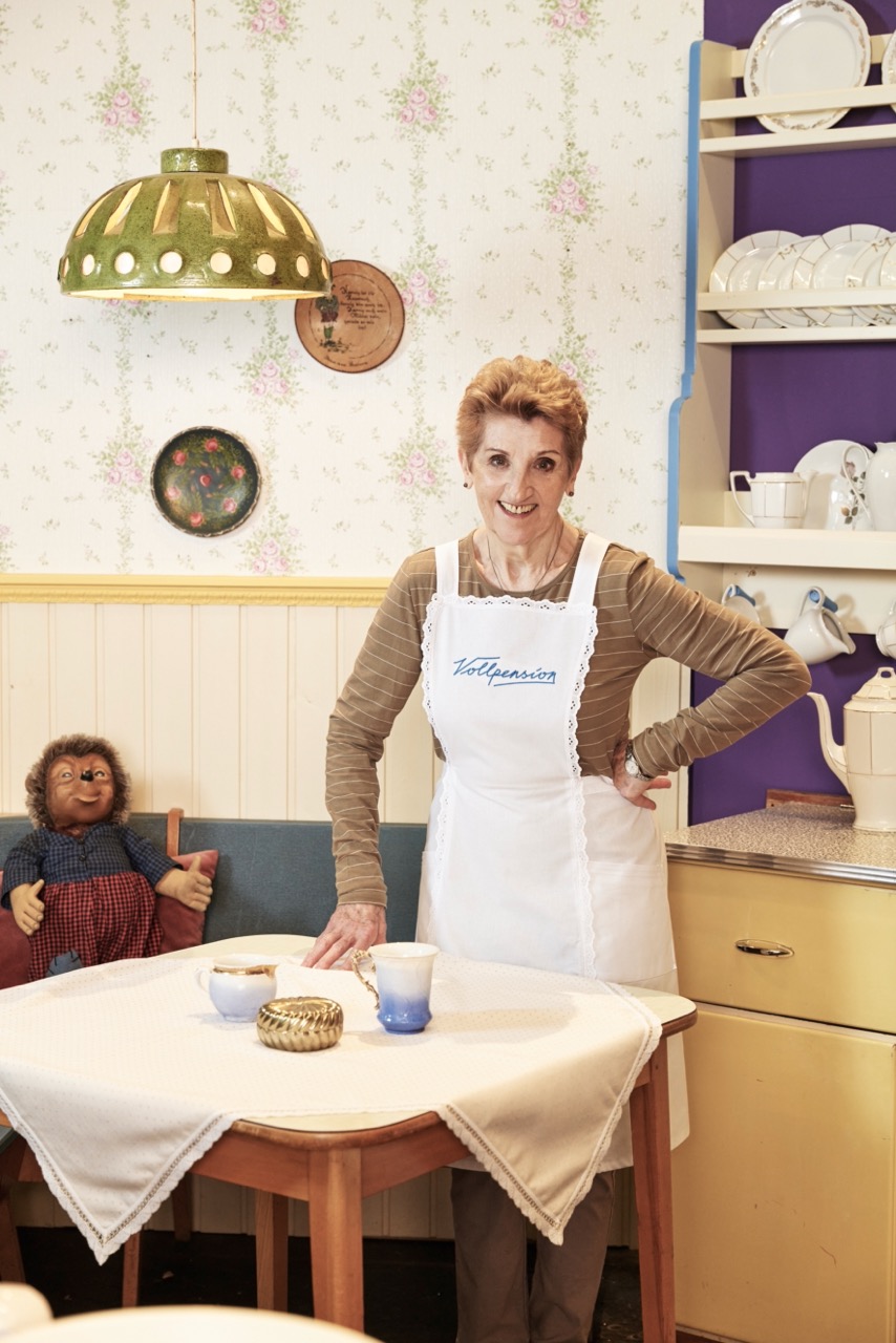 Frau Marianne, granny on duty at Vollpension Vienna since 2016