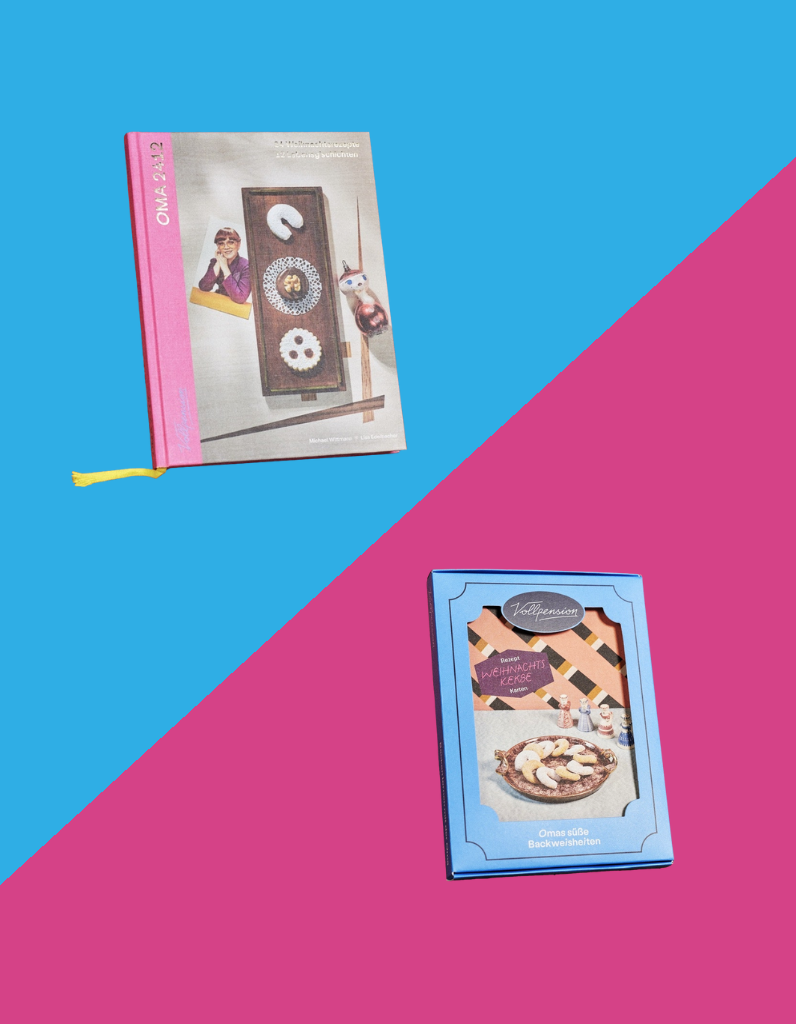 OMA2412 Backbuch & Rezeptkartenbox “Weihnachtskekse”