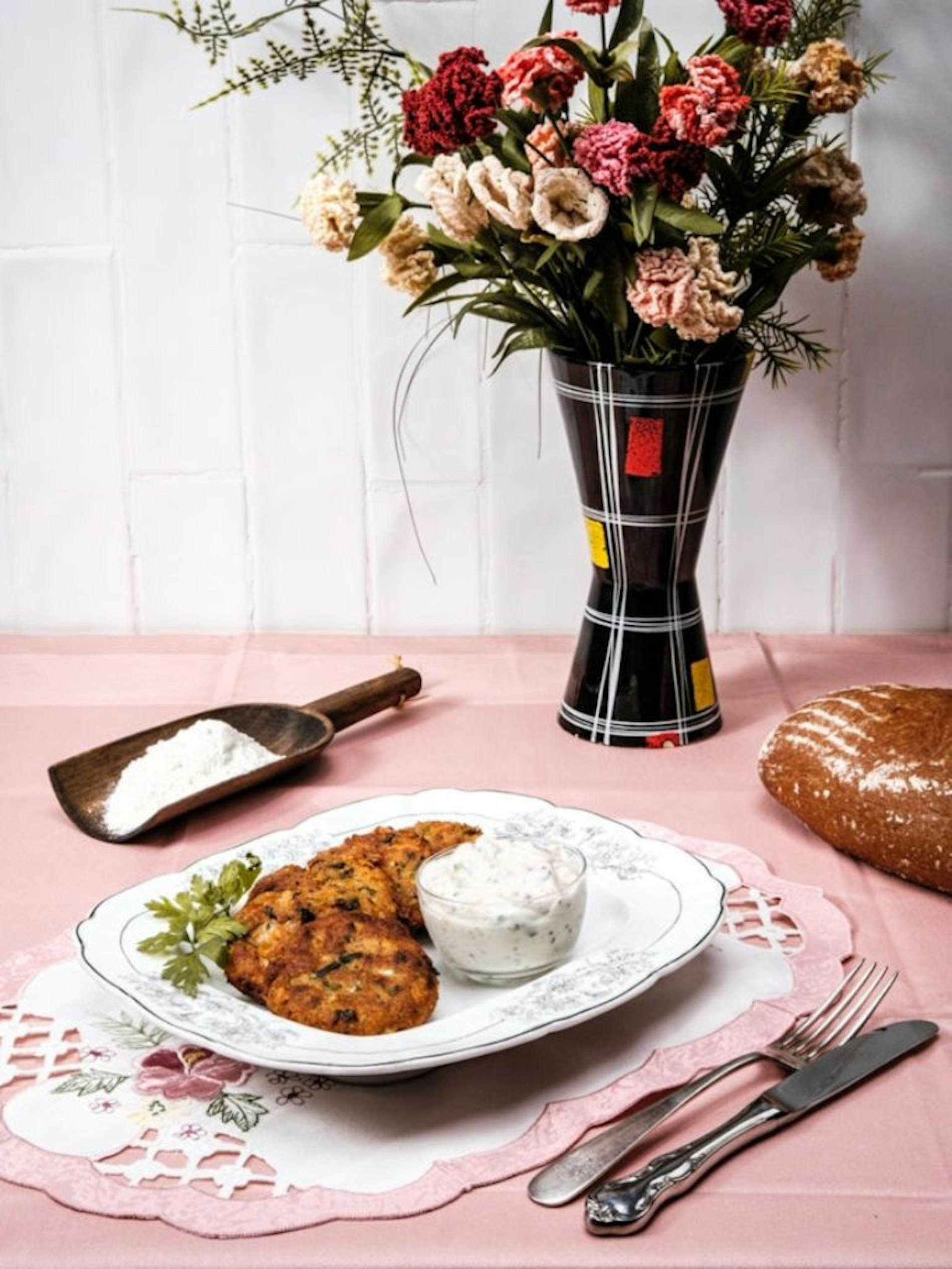 Vegane Brotlaibchen Rezept aus der Vollpension Wien mit Anker