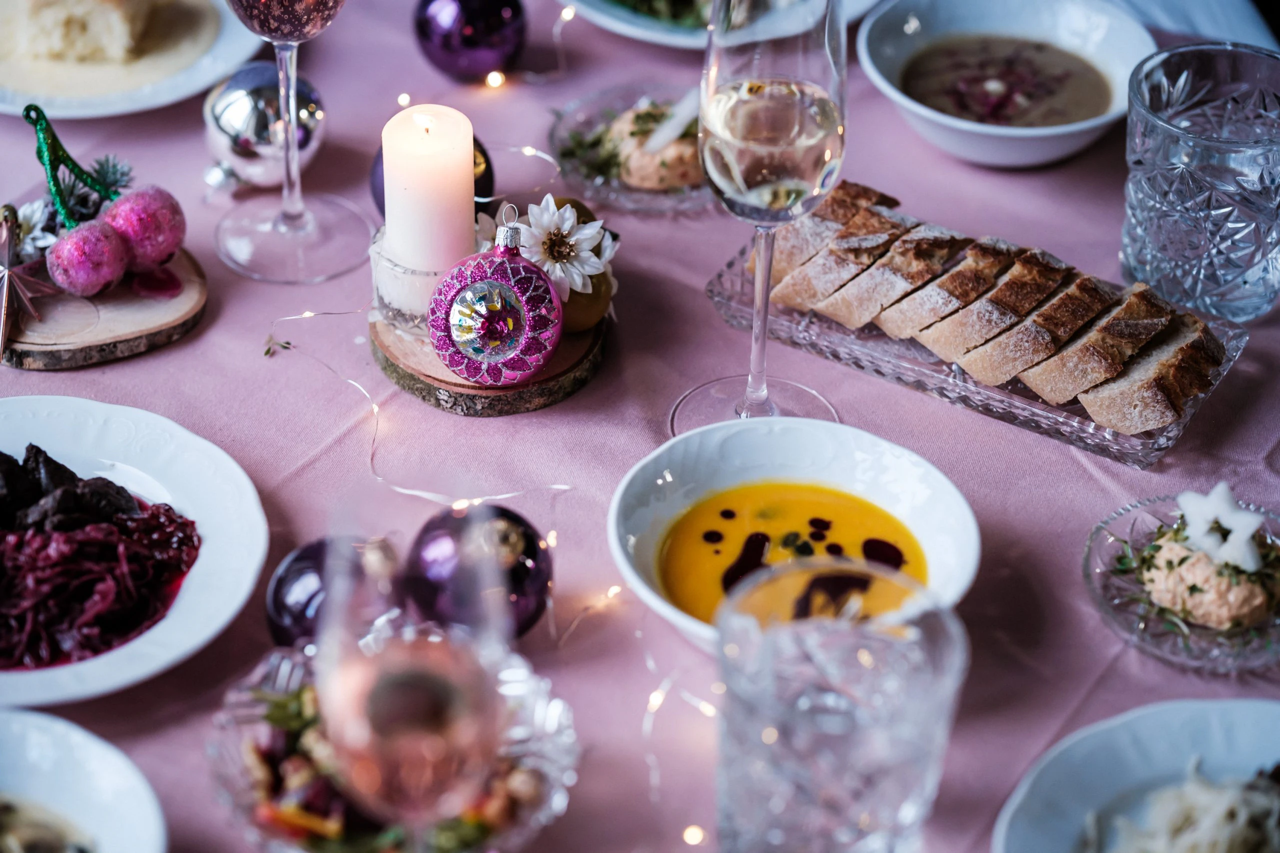 3-Gänge-Weihnachtsmenü der Vollpension