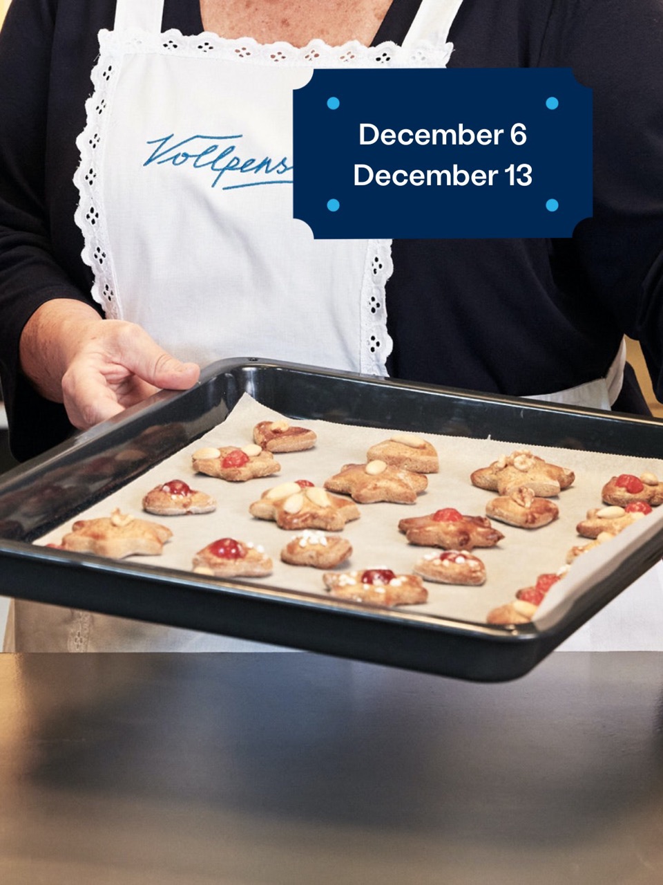 Christmas cookies: Honiglebkuchen, Rumkugeln, Vanillekipferl