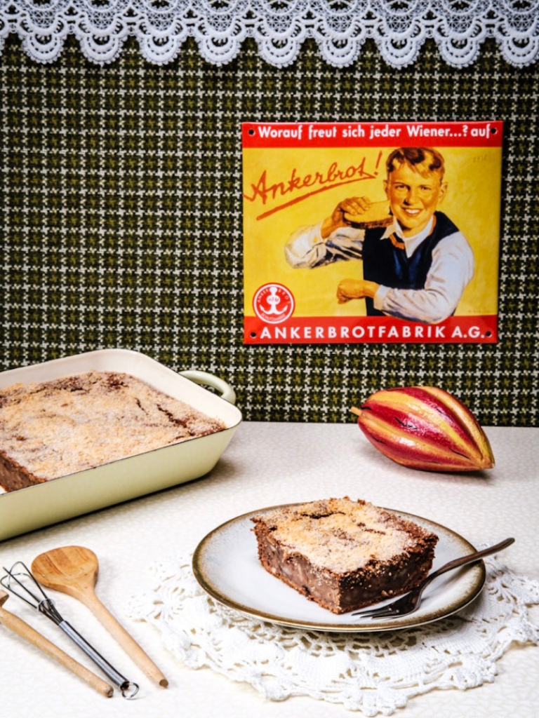 Schokoladen-Brotauflauf