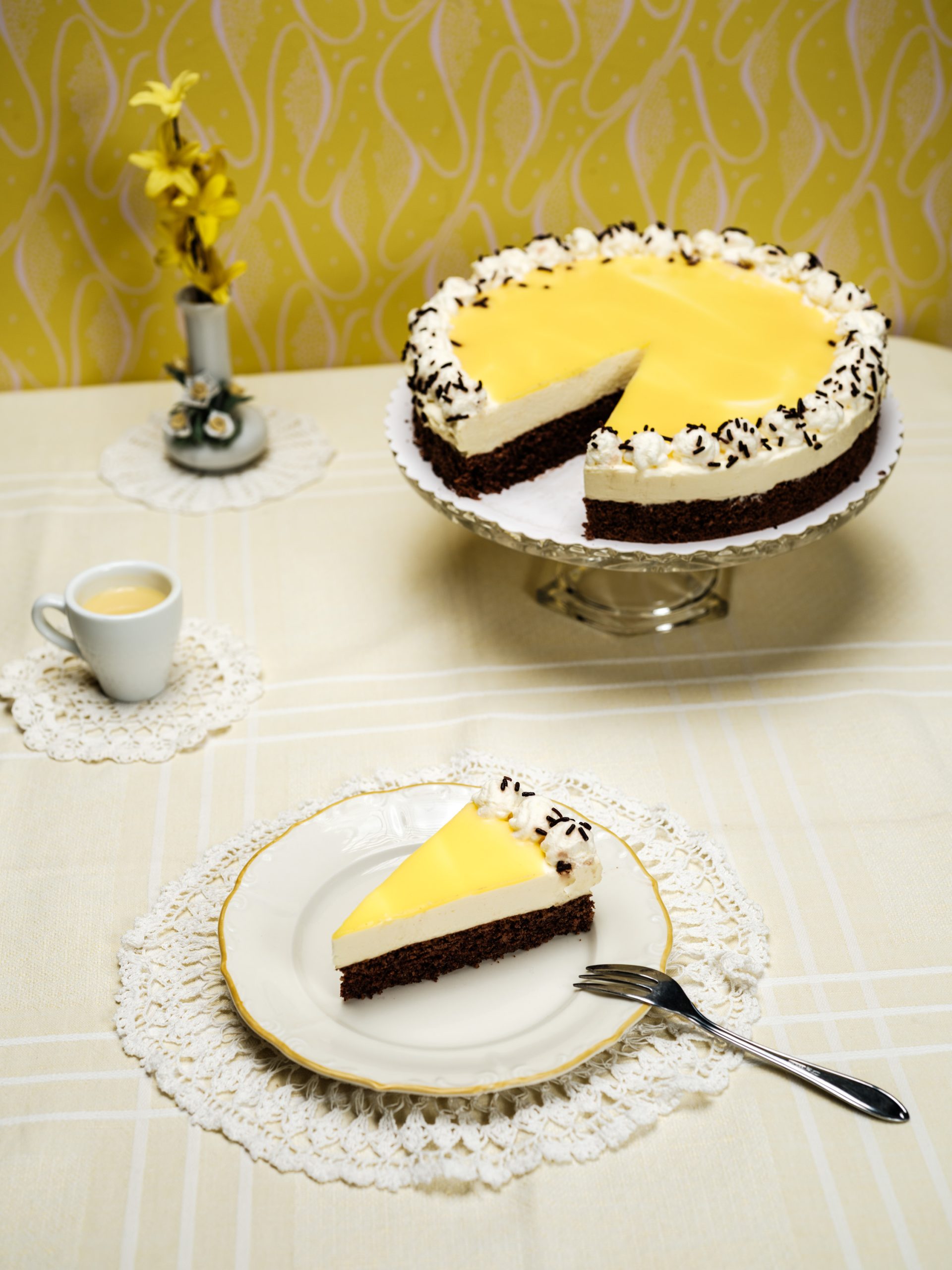 Eierlikörtorte ohne Mehl aus dem Rezeptbuch der Vollpension Backademie