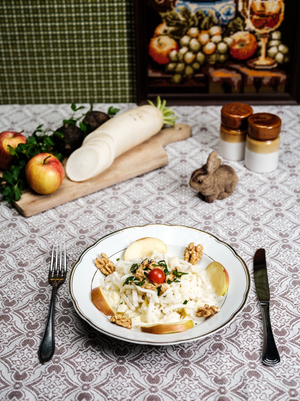 Rettichsalat aus dem Rezeptbuch der Vollpension Backademie